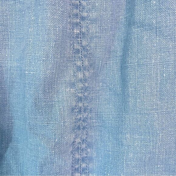 Vintage Jones Jeans Y2K Linen Denim Mini Skirt Size 14 - Picture 6 of 8